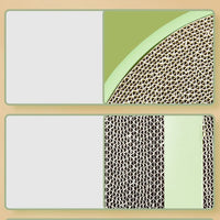 HKM-5926461 Corrugated Paper Cat Scratch Board - Available in Avocado Green, Cherry Blossom Powder, Star and Moon Purple, and Starlight White