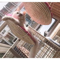 HKM-5927869 Cat Climbing Frame with Hammock and Storage - Medium Scratching Tree and Jumping Platform