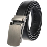 HKM-592787 Men's 3.0CM Wide Fashion Ratchet Buckle Belt - Adjustable, Durable Design
