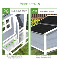 HKM-5929917 Spacious Chicken Coop with Nesting Boxes and Durable Weather-Resistant Design