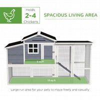 HKM-5929917 Spacious Chicken Coop with Nesting Boxes and Durable Weather-Resistant Design