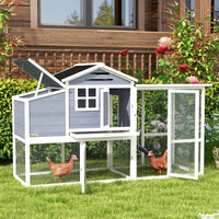 HKM-5929917 Spacious Chicken Coop with Nesting Boxes and Durable Weather-Resistant Design
