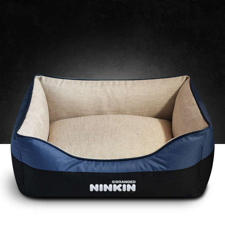 HKM-5930301 Removable and Washable Pet Bed for Bichon, Pitbull, Schnauzer, Shiba Inu, Samoyed, Labrador, Golden Retriever - Multiple Sizes Available
