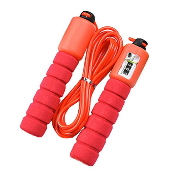 HKM-593107 Adjustable Fitness Skipping Rope with Counting Function for Adults