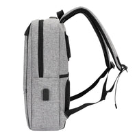 HKM-593299 Durable Waterproof Laptop Backpack with USB Charging Port and Large Capacity for Business and Travel