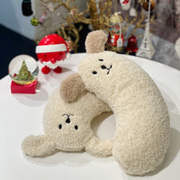 HKM-593363 Cervical Spine Support U-Shaped Pillow for Deep Sleep in Cute Colors