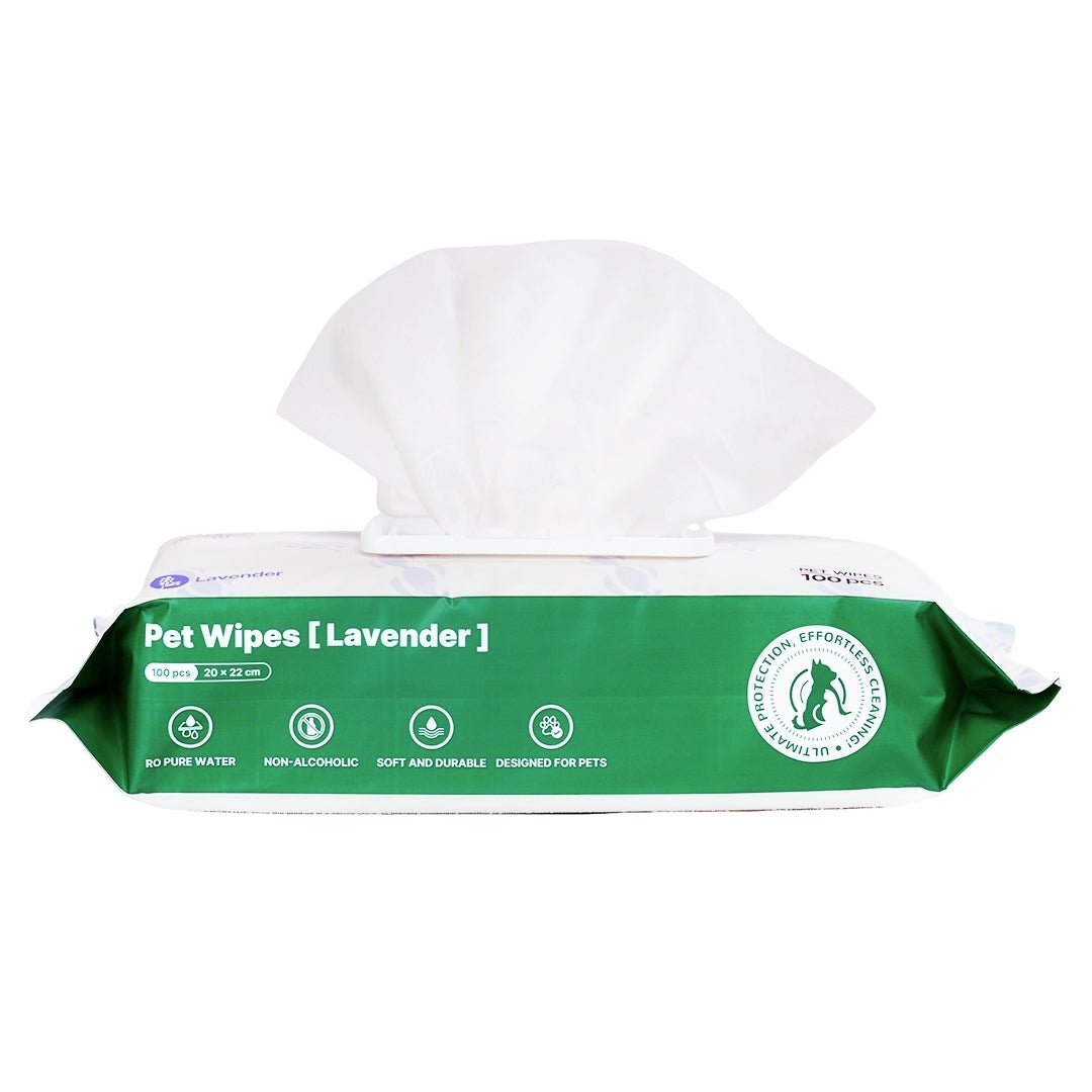 HKM-5933885 Antibacterial Dog and Cat Wipes with Silver Ions - Unscented, Hypoallergenic for Paws, Face, Ear, and Butt Cleaning