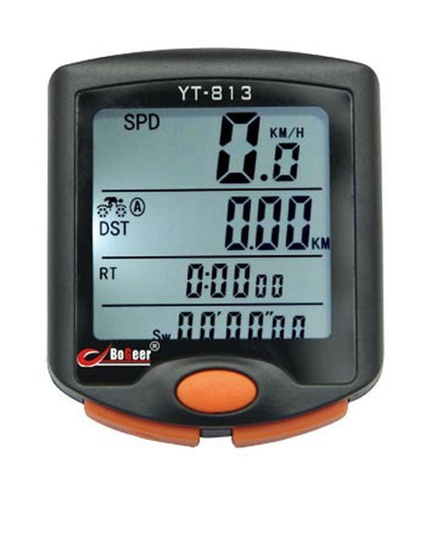 HKM-593427 Multifunctional Waterproof Odometer and Speedometer Watch with Touch Screen 813 Wired