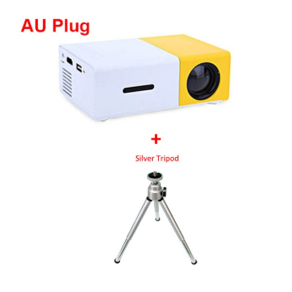 HKM-593555 1080P LED Mini High-Definition Projector with Portable Design and Built-in Speaker