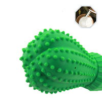 HKM-5936829 Sounding Cactus Rubber Dog Chew Toy for Medium & Large Dogs