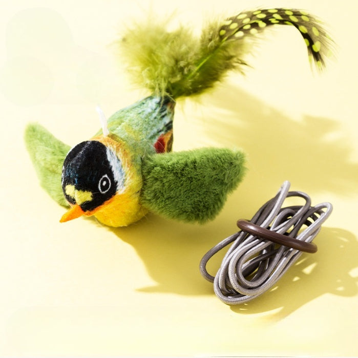 HKM-593683 Electric Sound Simulation Bird Cat Toy Cat Teaser