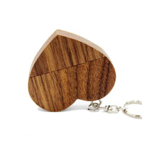 HKM-593747 Custom Wood USB Drive - 4GB, 8GB, 16GB, 32GB, 64GB Storage Options in Maple and Bamboo