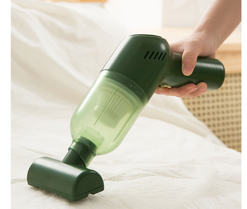HKM-5937597 Electric Cat and Dog Hair Suction Vacuum Cleaner for Home Use, Green, Compact Design