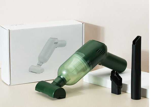 HKM-5937597 Electric Cat and Dog Hair Suction Vacuum Cleaner for Home Use, Green, Compact Design