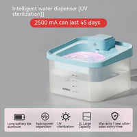 HKM-5937853 Automatic Cat Water Dispenser with UV Sterilization and 2000ml Capacity