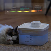 HKM-5937853 Automatic Cat Water Dispenser with UV Sterilization and 2000ml Capacity