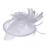 HKM-593811 Ostrich Wool Western Style Top Hat with Floral Embellishments for Women