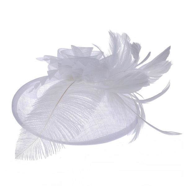 HKM-593811 Ostrich Wool Western Style Top Hat with Floral Embellishments for Women