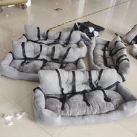 HKM-5938237 Waterproof Dog Kennel Car Mat for Outdoor Travel - Available in Gray, Dark Green, and Blue