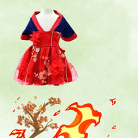 HKM-5938365 Lightweight Summer Cat Hanfu Dress in Various Sizes - Polyester Fabric