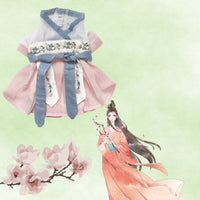 HKM-5938365 Lightweight Summer Cat Hanfu Dress in Various Sizes - Polyester Fabric