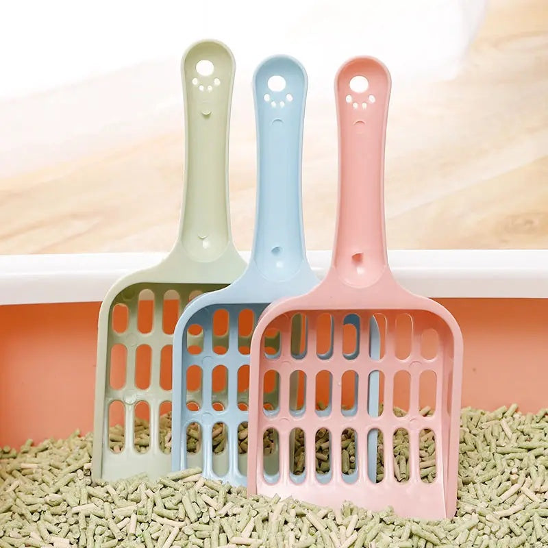 HKM-5939261 Cat Litter Scoop - Plastic Sand Shovel for Easy Pet Waste Cleaning, 20x9x2cm