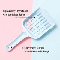 HKM-5939261 Cat Litter Scoop - Plastic Sand Shovel for Easy Pet Waste Cleaning, 20x9x2cm