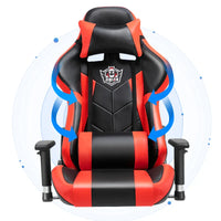 HKM-593939 Ergonomic Racing Style Gaming Chair with Adjustable Backrest and Height for Office and Computer Use