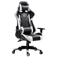 HKM-593939 Ergonomic Racing Style Gaming Chair with Adjustable Backrest and Height for Office and Computer Use