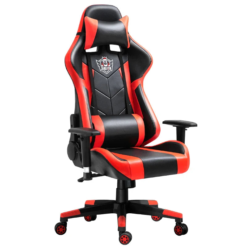 HKM-593939 Ergonomic Racing Style Gaming Chair with Adjustable Backrest and Height for Office and Computer Use