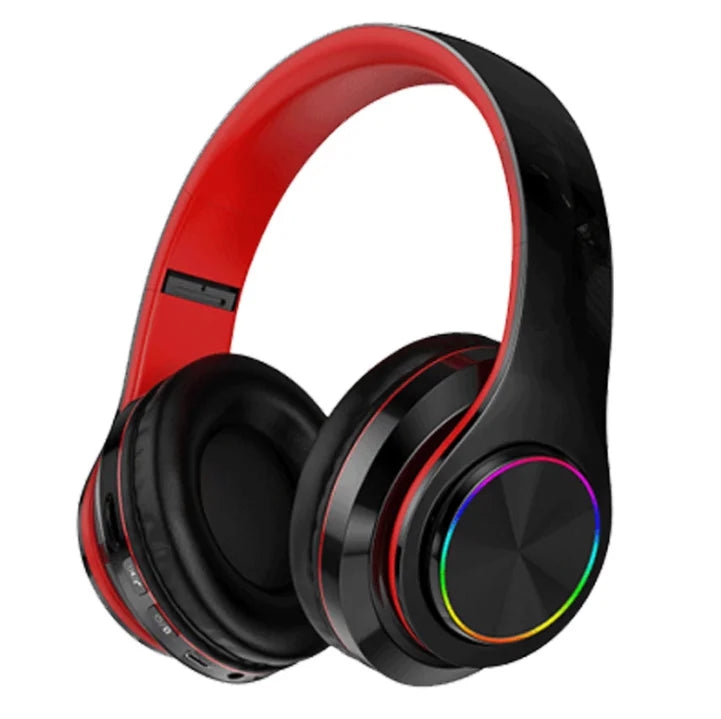 HKM-594067 Wireless Gaming Headset with Foldable Design, Hi-Fi Sound, and Built-In Microphone for Gamers
