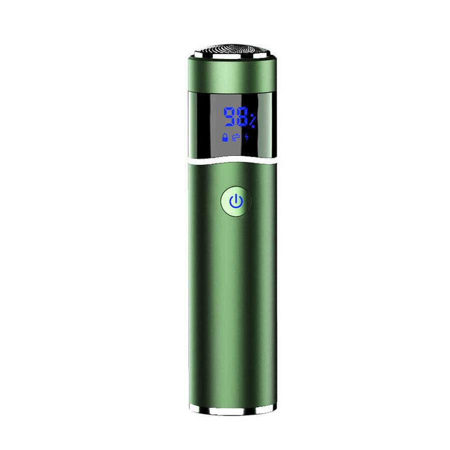 HKM-594131 Portable Rechargeable Electric Shaver for Men with Six-Blade Cutter Head and Metal Body