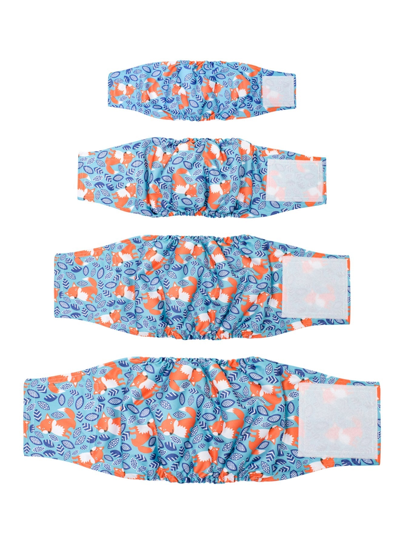 HKM-5942333 Leak-Proof Absorbent Dog Menstrual Pants - Polyester Material for Male Dogs, Sizes S-XL