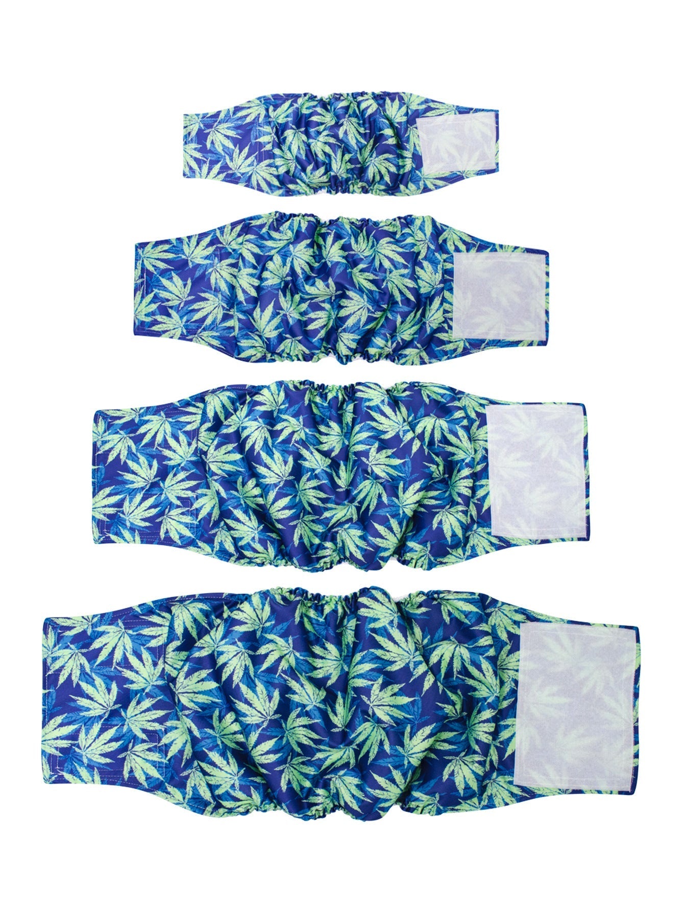 HKM-5942333 Leak-Proof Absorbent Dog Menstrual Pants - Polyester Material for Male Dogs, Sizes S-XL