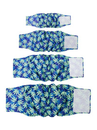 HKM-5942333 Leak-Proof Absorbent Dog Menstrual Pants - Polyester Material for Male Dogs, Sizes S-XL