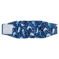 HKM-5942333 Leak-Proof Absorbent Dog Menstrual Pants - Polyester Material for Male Dogs, Sizes S-XL