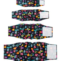 HKM-5942333 Leak-Proof Absorbent Dog Menstrual Pants - Polyester Material for Male Dogs, Sizes S-XL