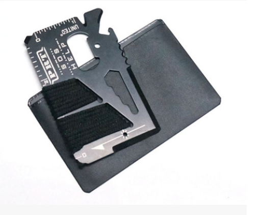 HKM-594259 14-Function Multi-Purpose Camping Tool Card for Outdoor Use