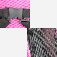 HKM-5943997 Pet Chest Bag and Dog Backpack for Convenient Outings, Soft Nylon Material, Available in Red and Rose Red