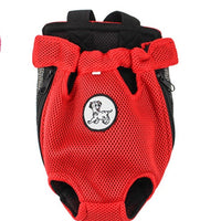 HKM-5943997 Pet Chest Bag and Dog Backpack for Convenient Outings, Soft Nylon Material, Available in Red and Rose Red