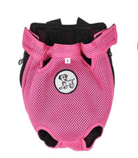 HKM-5943997 Pet Chest Bag and Dog Backpack for Convenient Outings, Soft Nylon Material, Available in Red and Rose Red