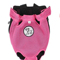 HKM-5943997 Pet Chest Bag and Dog Backpack for Convenient Outings, Soft Nylon Material, Available in Red and Rose Red