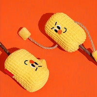 HKM-5945021 Natural Corn Cob Cat Toy with Catnip for Teeth Cleaning and Molar Care
