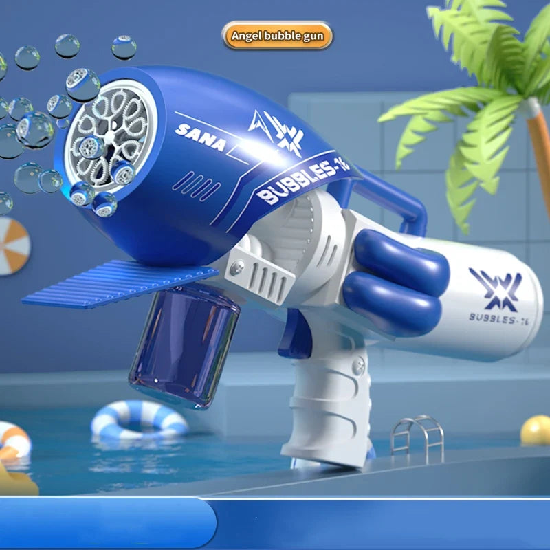 HKM-594515 Automatic Electric Bubble Gun for Kids - Summer Outdoor Fun Toy in Multiple Styles