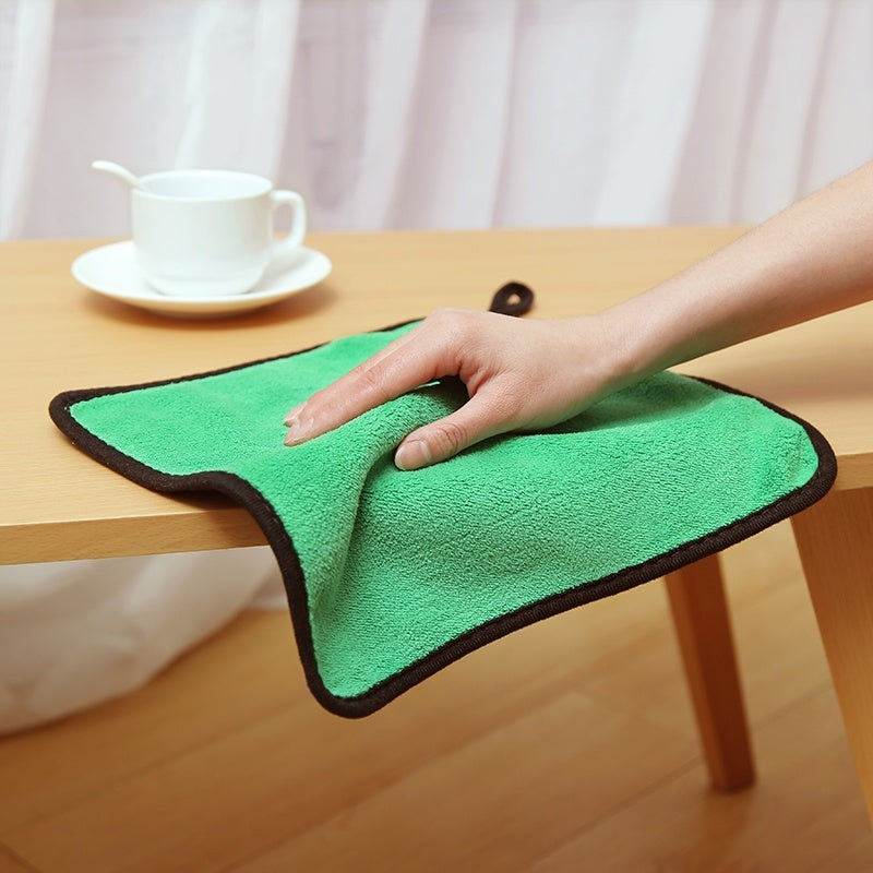 HKM-594643 Ultra Fine Fiber Cleaning Dishcloths - Multi-Color 3-Pack (30x30cm, 30x40cm, 30x60cm)