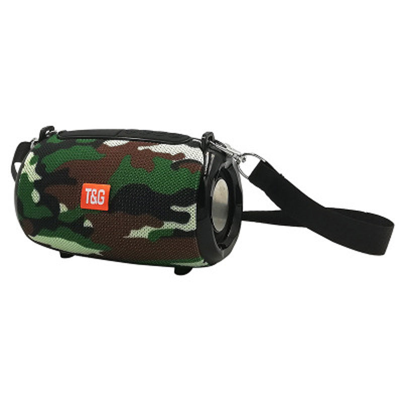HKM-594707 Portable Bluetooth Speaker with Outdoor Strap and Multi-Playback Support