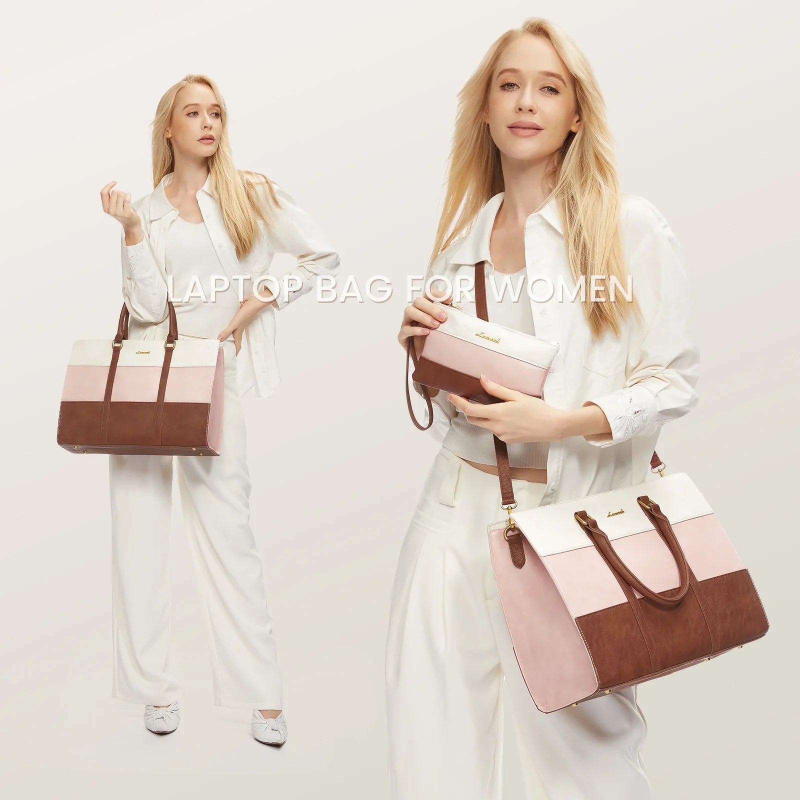 HKM-594771 Fashionable Women's Handbag Set for Office and Business - Waterproof Crossbody and Tote for Laptops