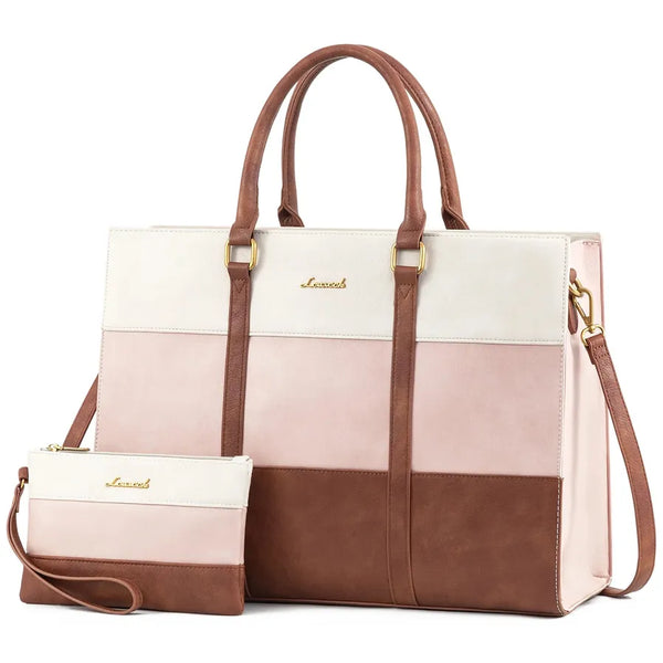 HKM-594771 Fashionable Women's Handbag Set for Office and Business - Waterproof Crossbody and Tote for Laptops
