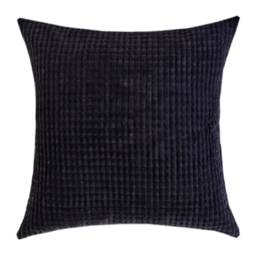 HKM-594771 Jacquard Corduroy Modern Polyester Cushion Cover in Plain Design