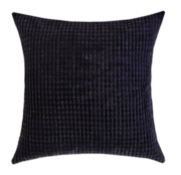 HKM-594771 Jacquard Corduroy Modern Polyester Cushion Cover in Plain Design